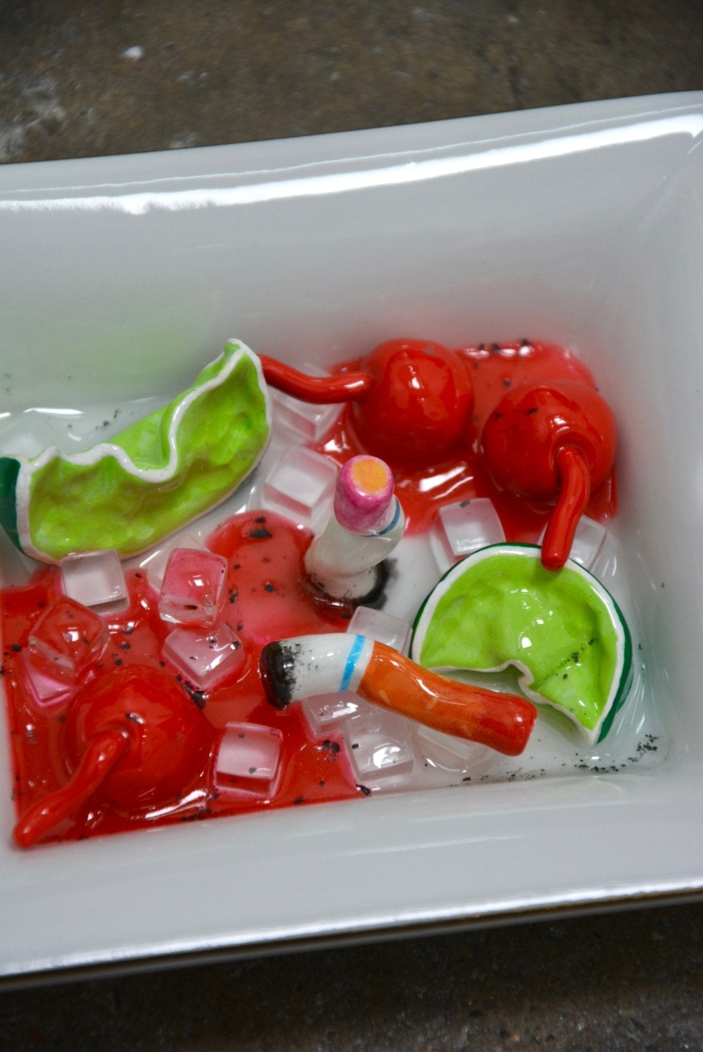 DRIVE-IN CHERRY LIMEADE ASHTRAY