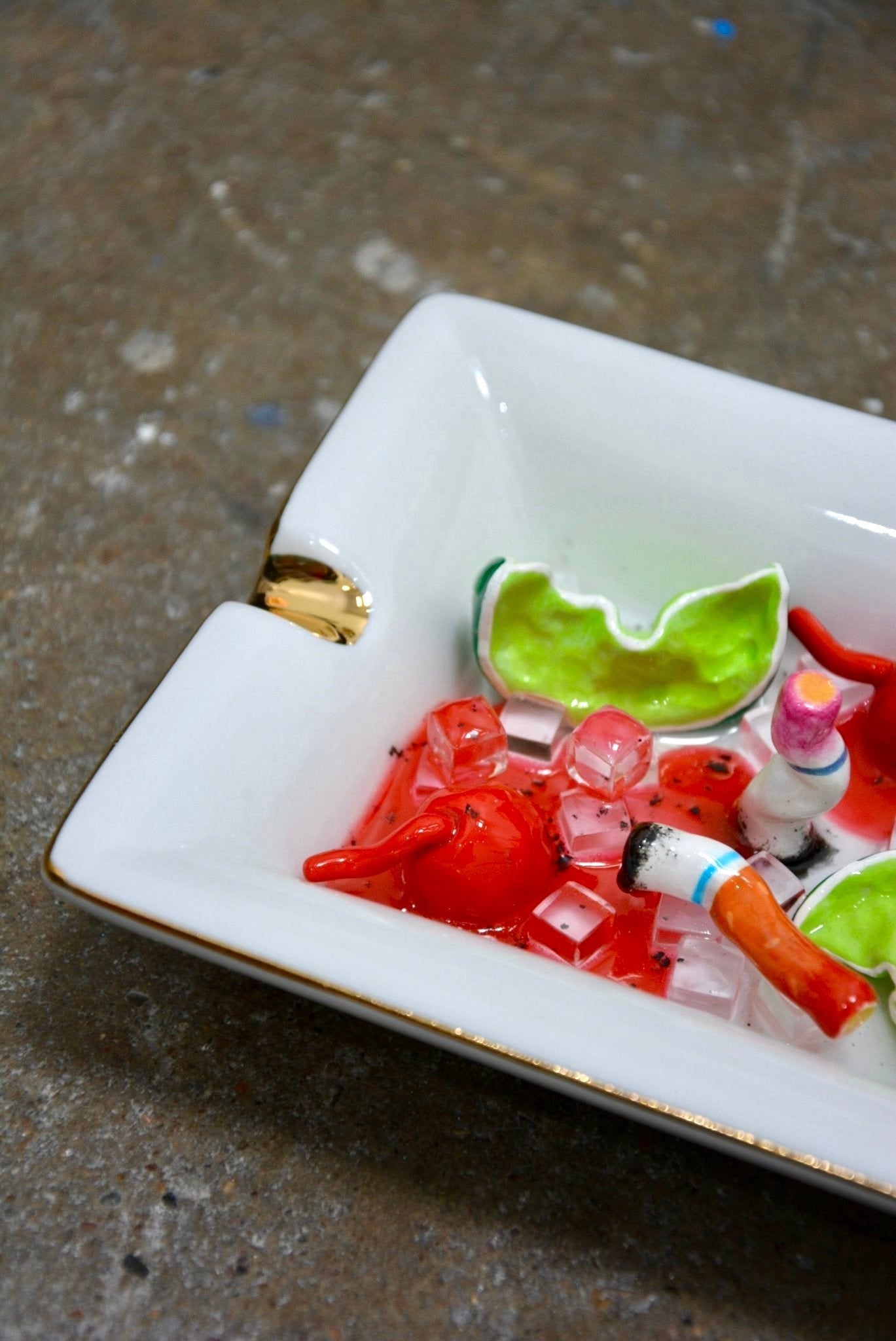 DRIVE-IN CHERRY LIMEADE ASHTRAY