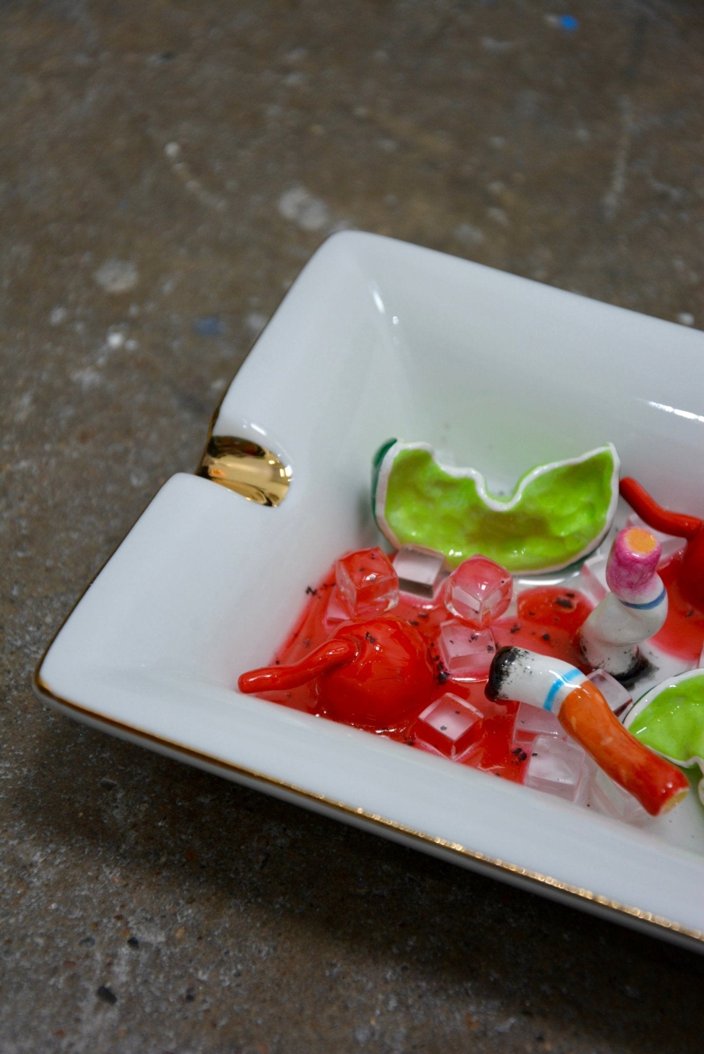 DRIVE-IN CHERRY LIMEADE ASHTRAY