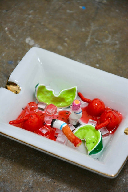 DRIVE-IN CHERRY LIMEADE ASHTRAY