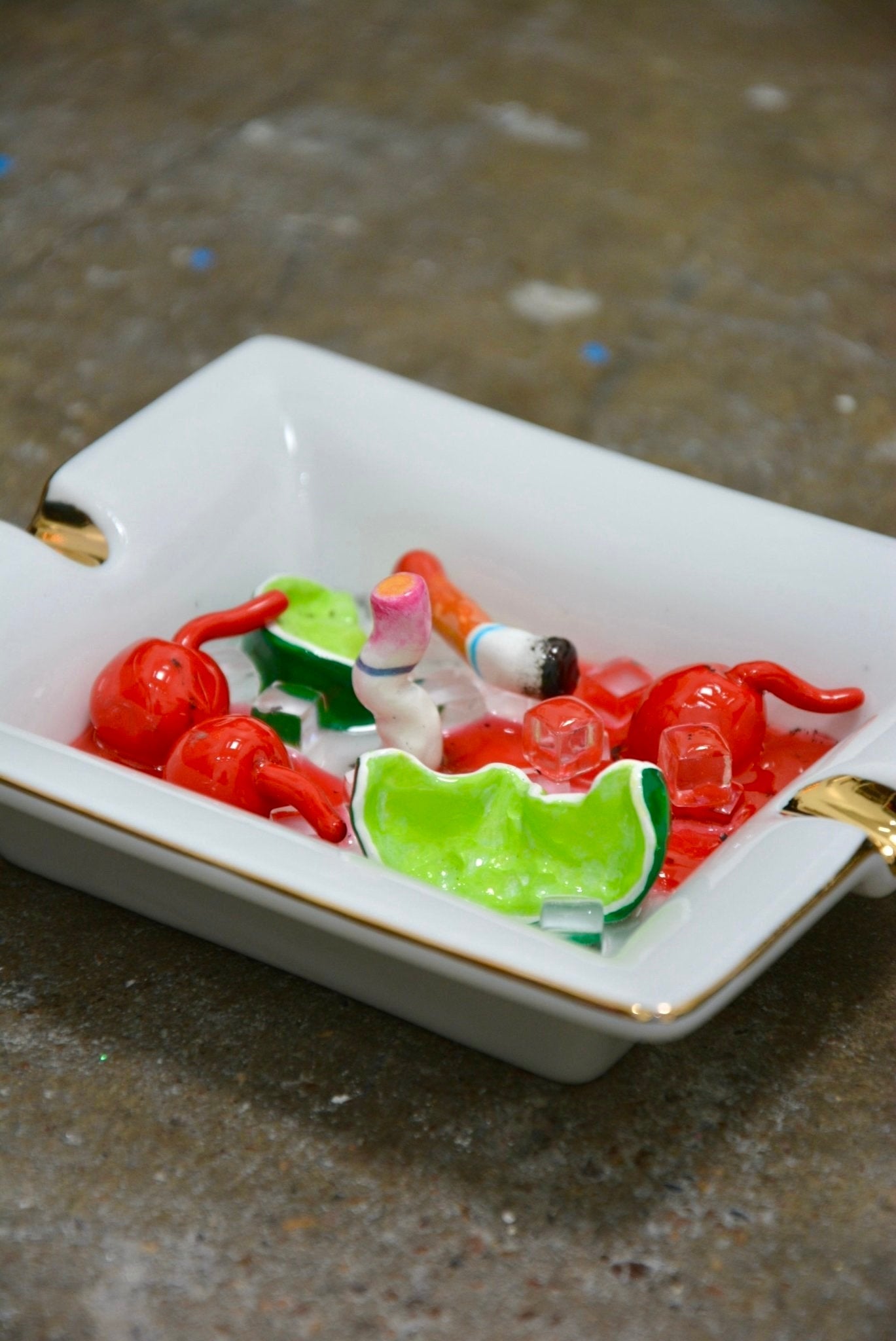 DRIVE-IN CHERRY LIMEADE ASHTRAY