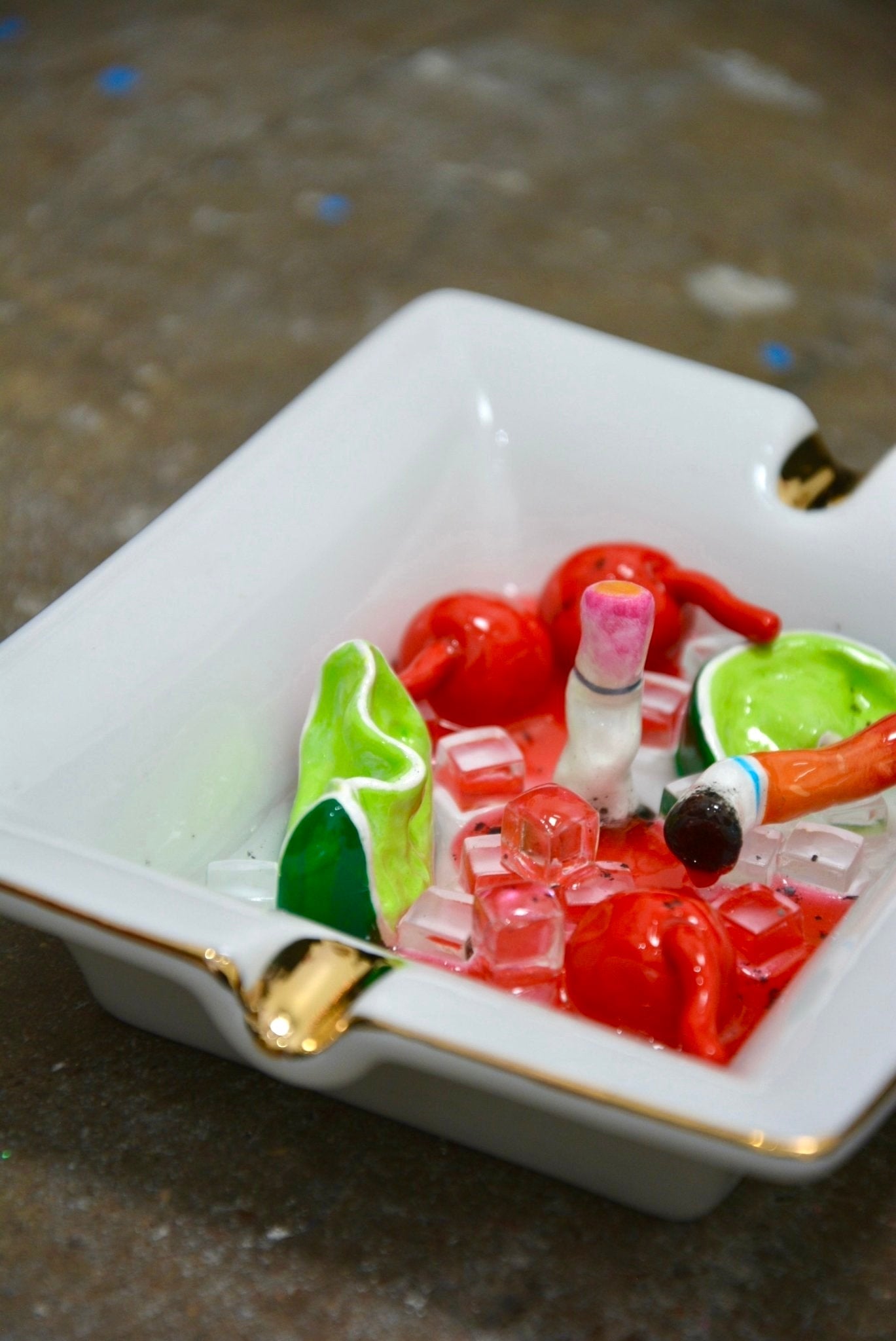 DRIVE-IN CHERRY LIMEADE ASHTRAY