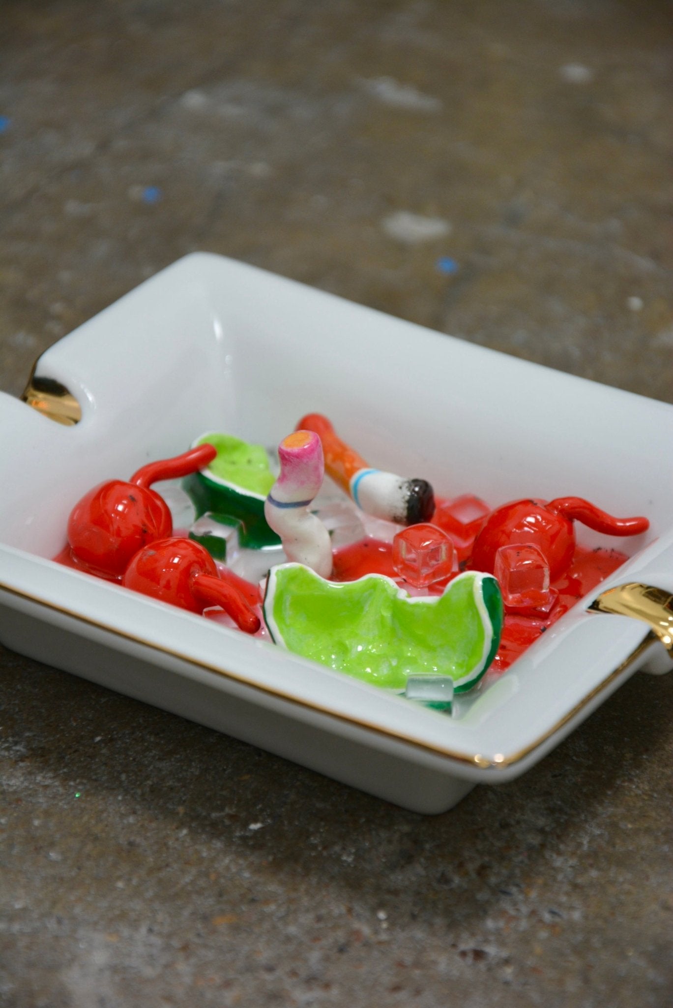DRIVE-IN CHERRY LIMEADE ASHTRAY