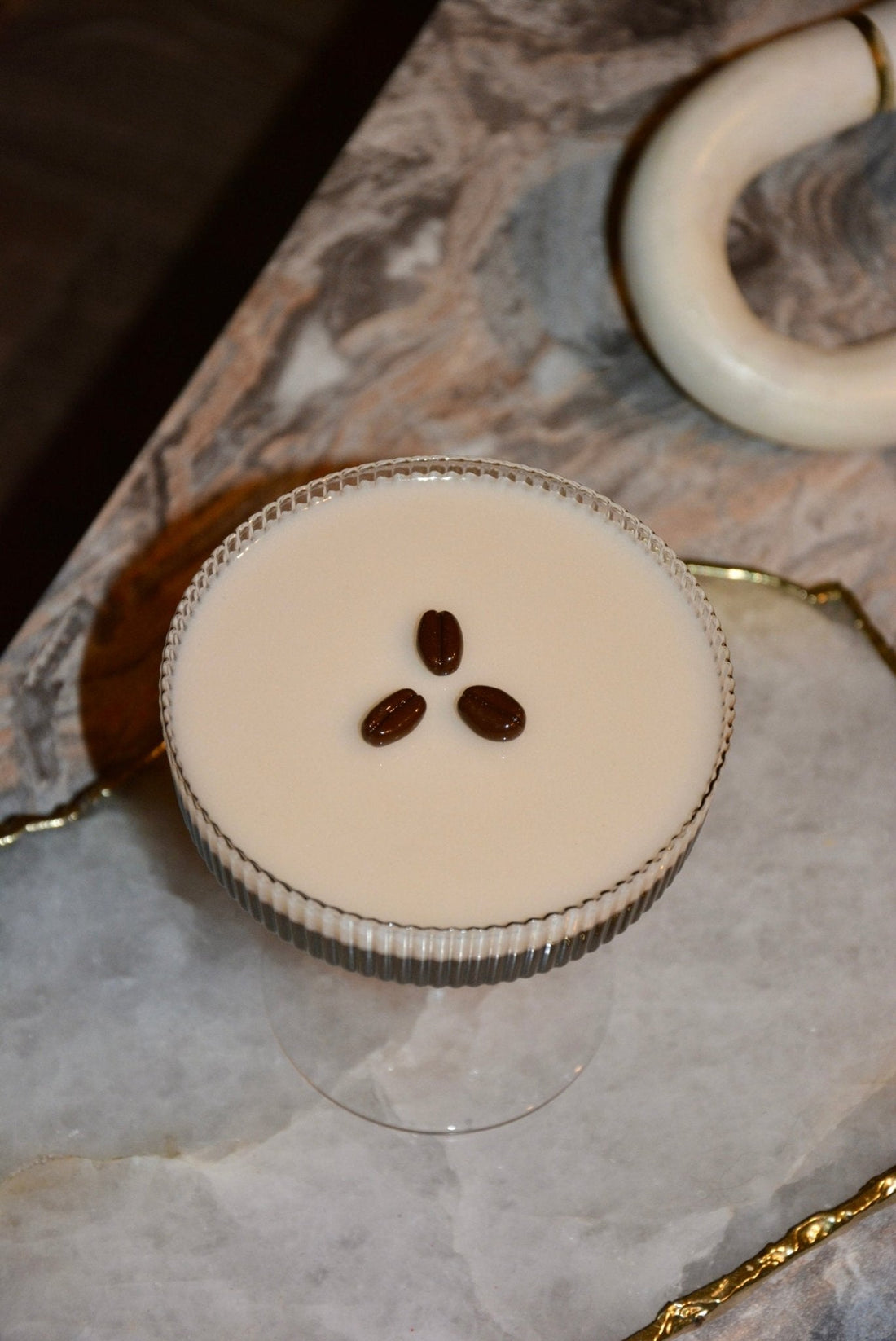 FAUX ESPRESSO MARTINI DECOR