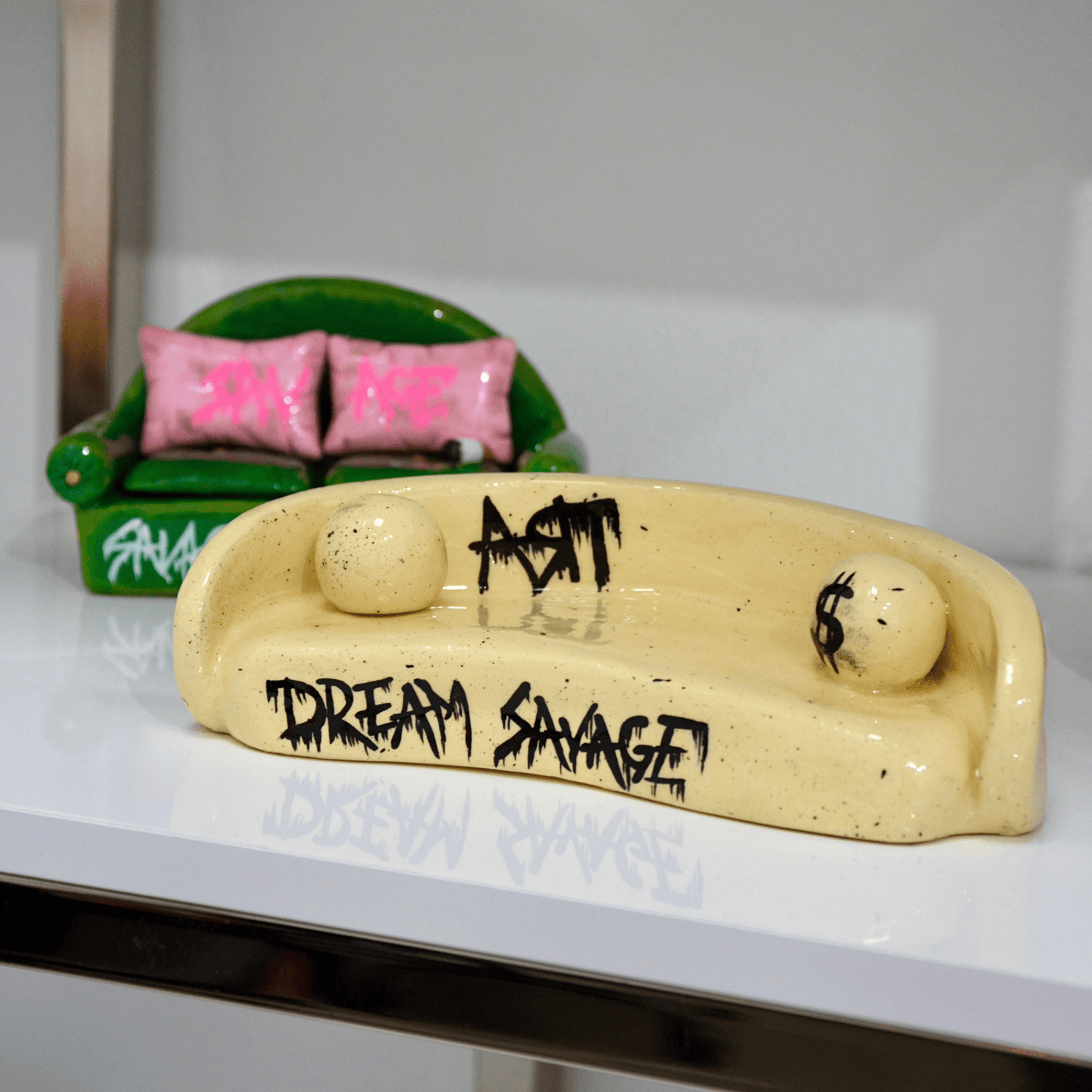 MID-CENTURY MODERN SOFA INCENSE HOLDER