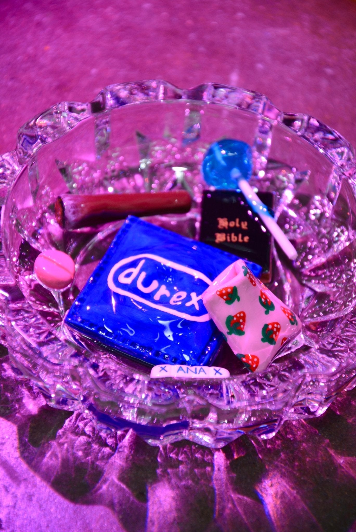 mini FORGIVE ME FATHER, FOR I HAVE SINNED ASHTRAY