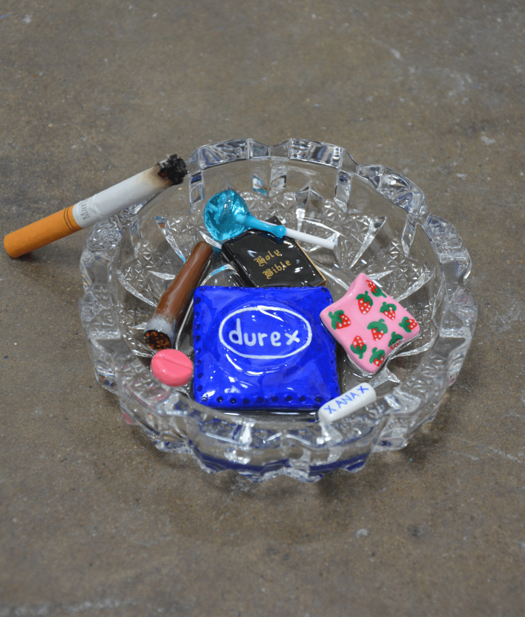 mini FORGIVE ME FATHER, FOR I HAVE SINNED ASHTRAY