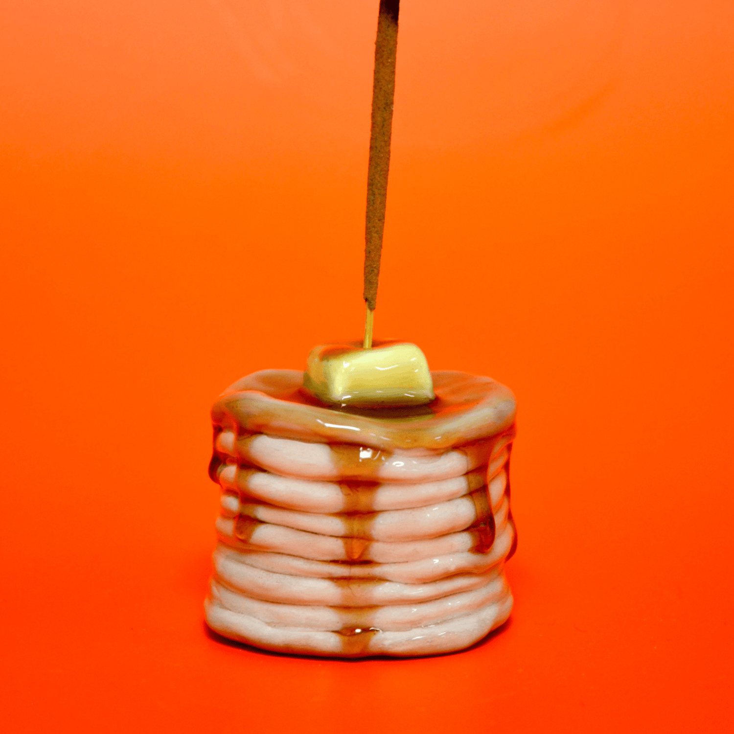 PANCAKE STACK INCENSE HOLDER