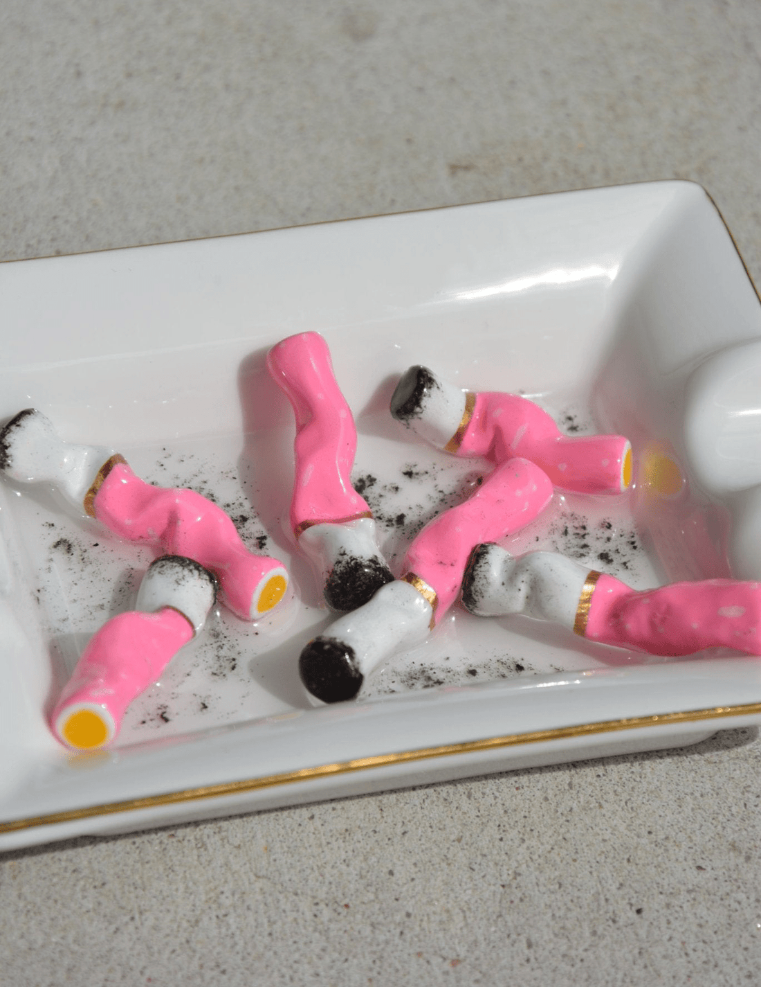 PINK PUFFS ASHTRAY