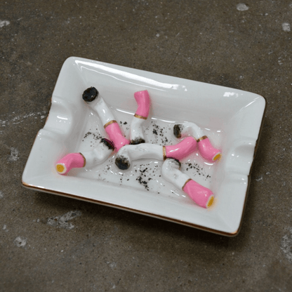 PINK PUFFS ASHTRAY