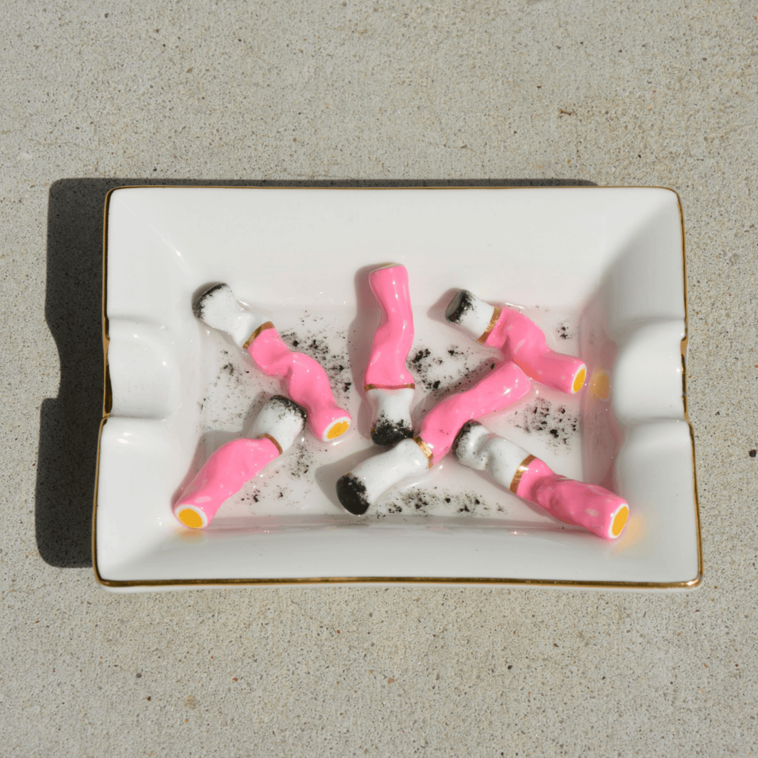 PINK PUFFS ASHTRAY
