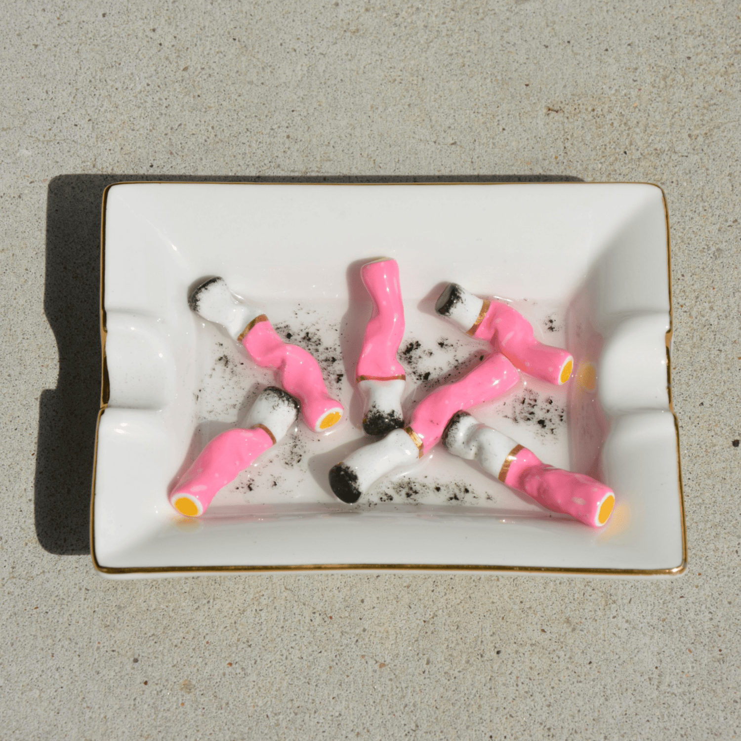 PINK PUFFS ASHTRAY