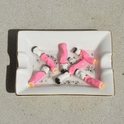 PINK PUFFS ASHTRAY