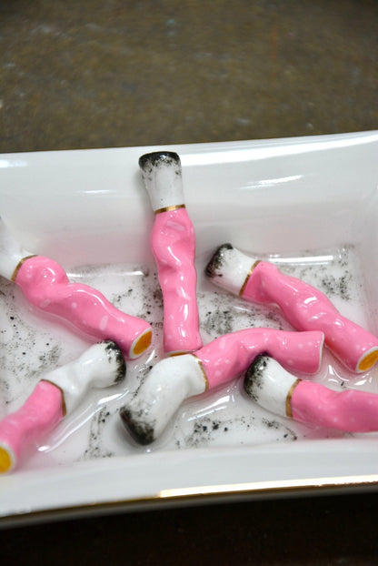 PINK PUFFS ASHTRAY