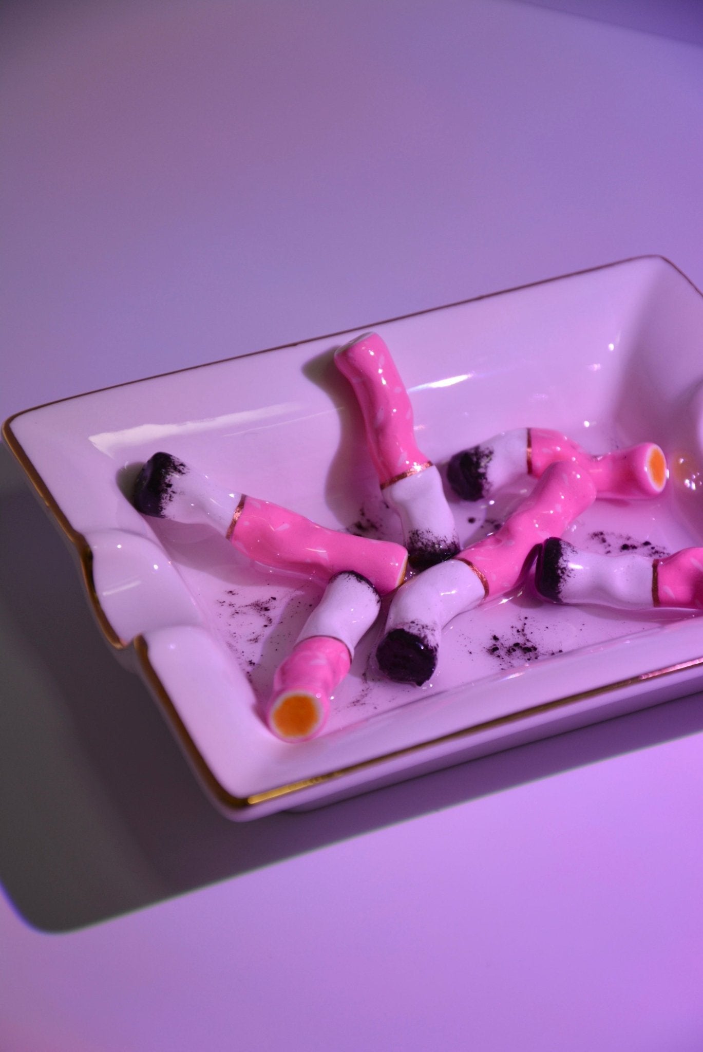 PINK PUFFS ASHTRAY