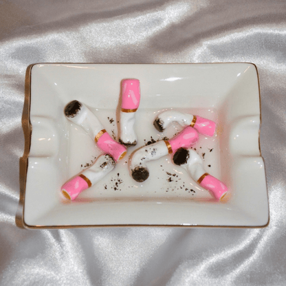 PINK PUFFS ASHTRAY