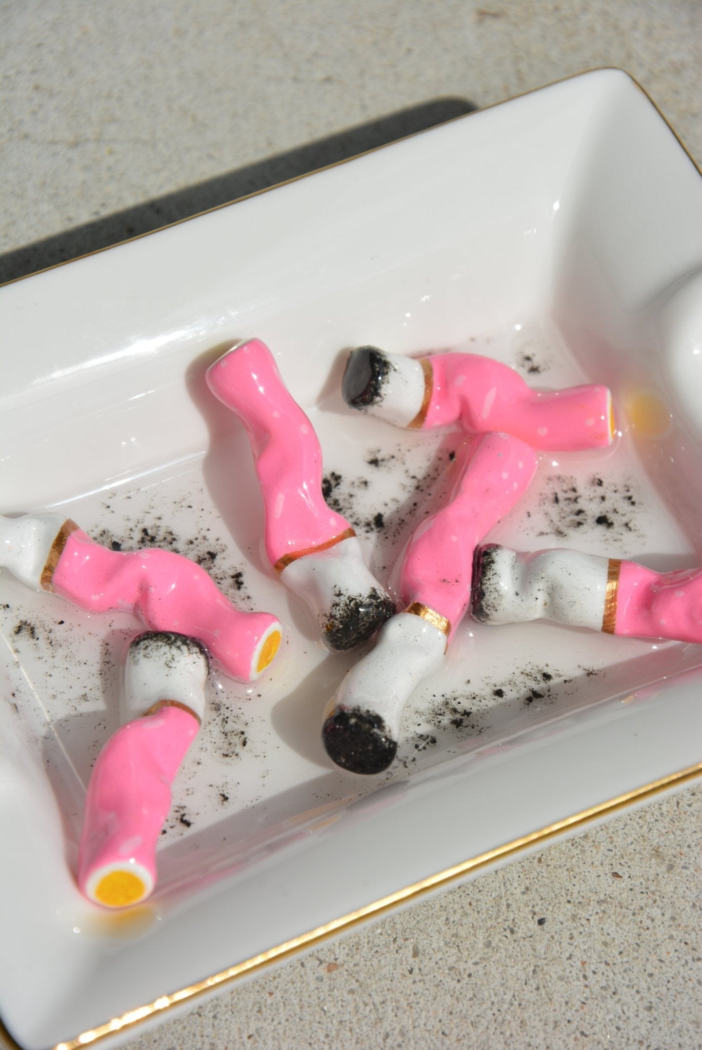 PINK PUFFS ASHTRAY