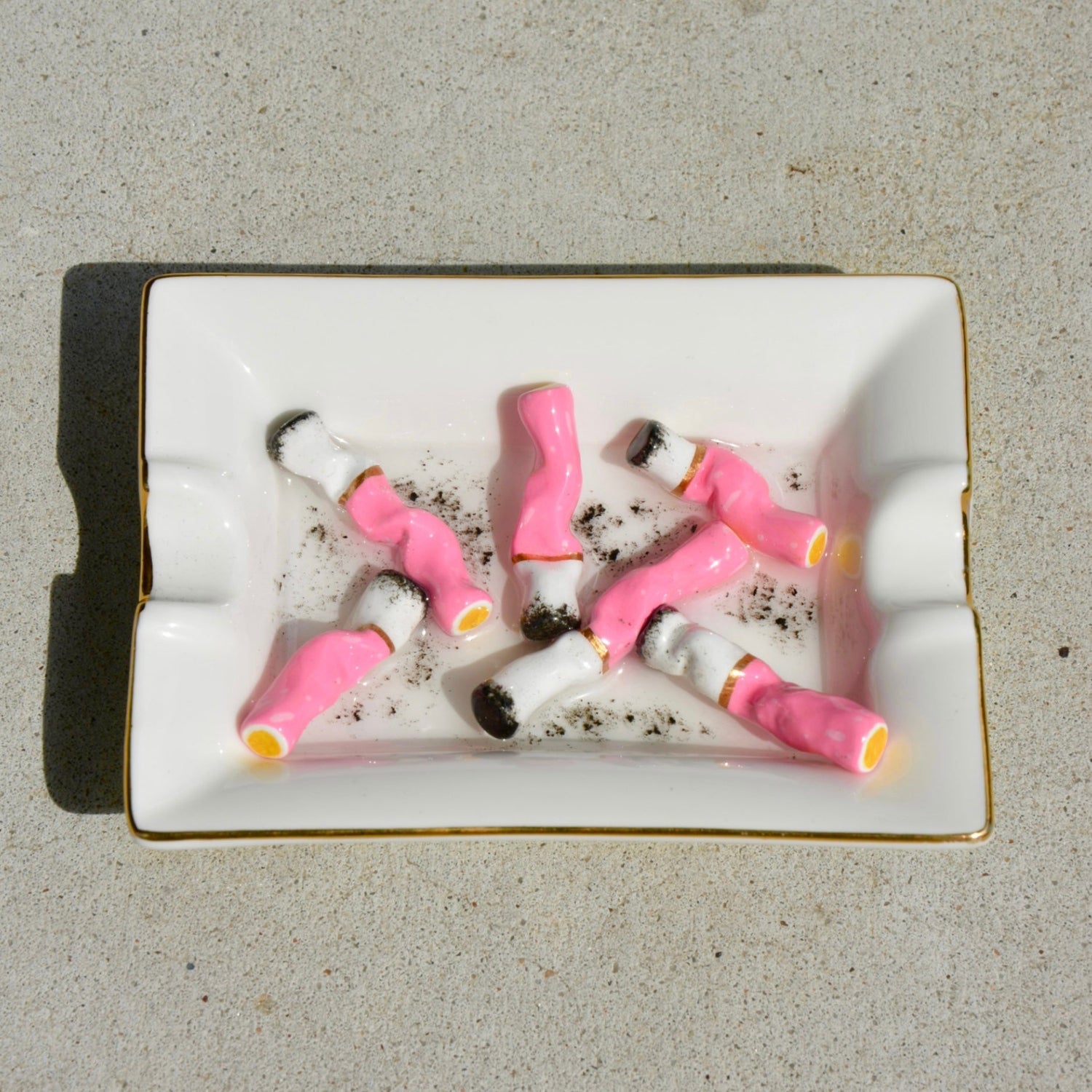 PINK PUFFS ASHTRAY