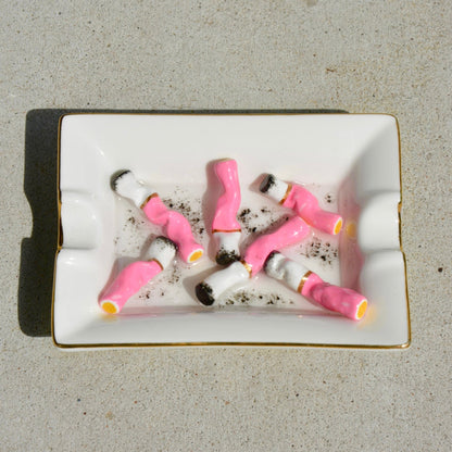 PINK PUFFS ASHTRAY