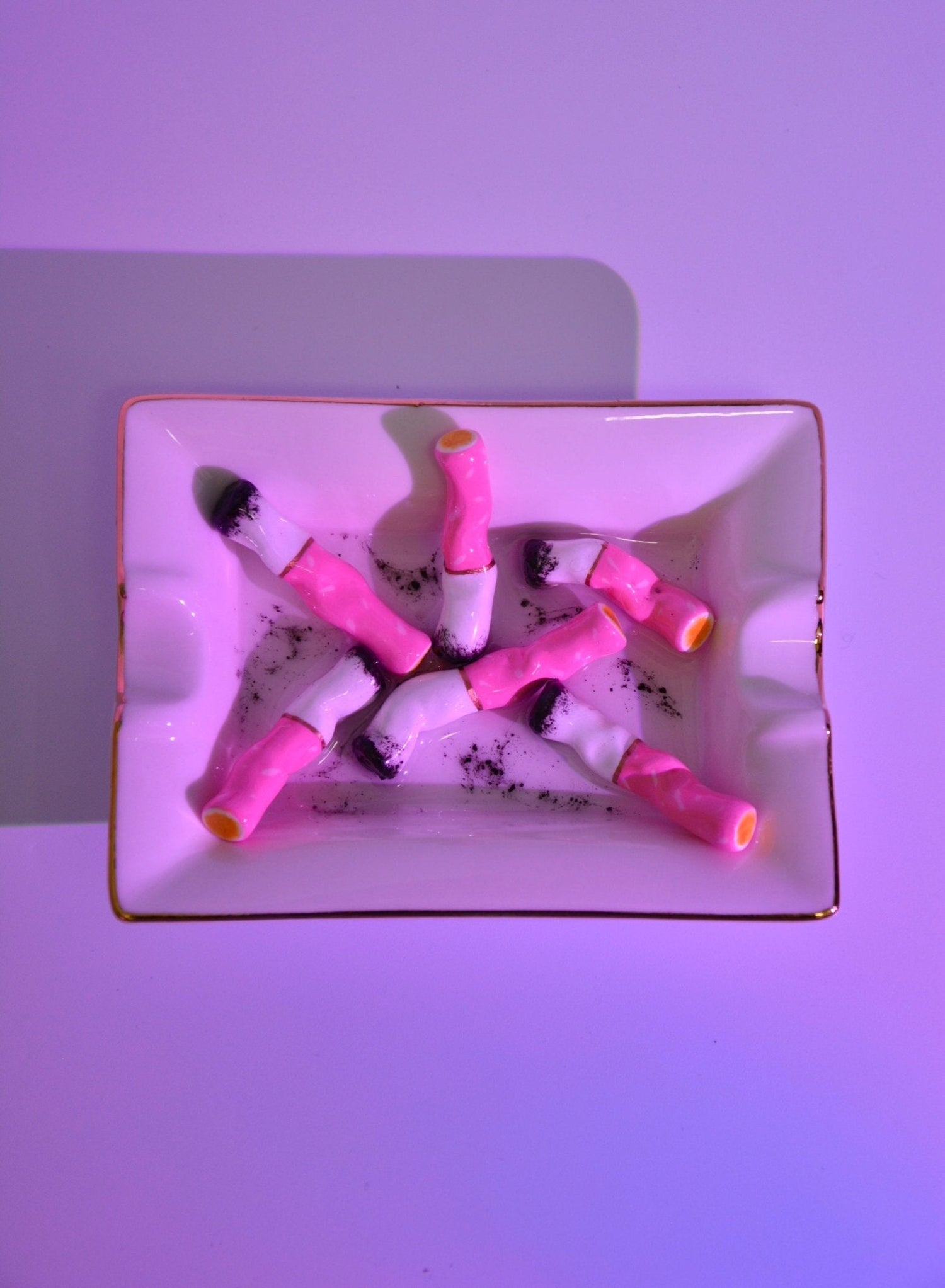 PINK PUFFS ASHTRAY