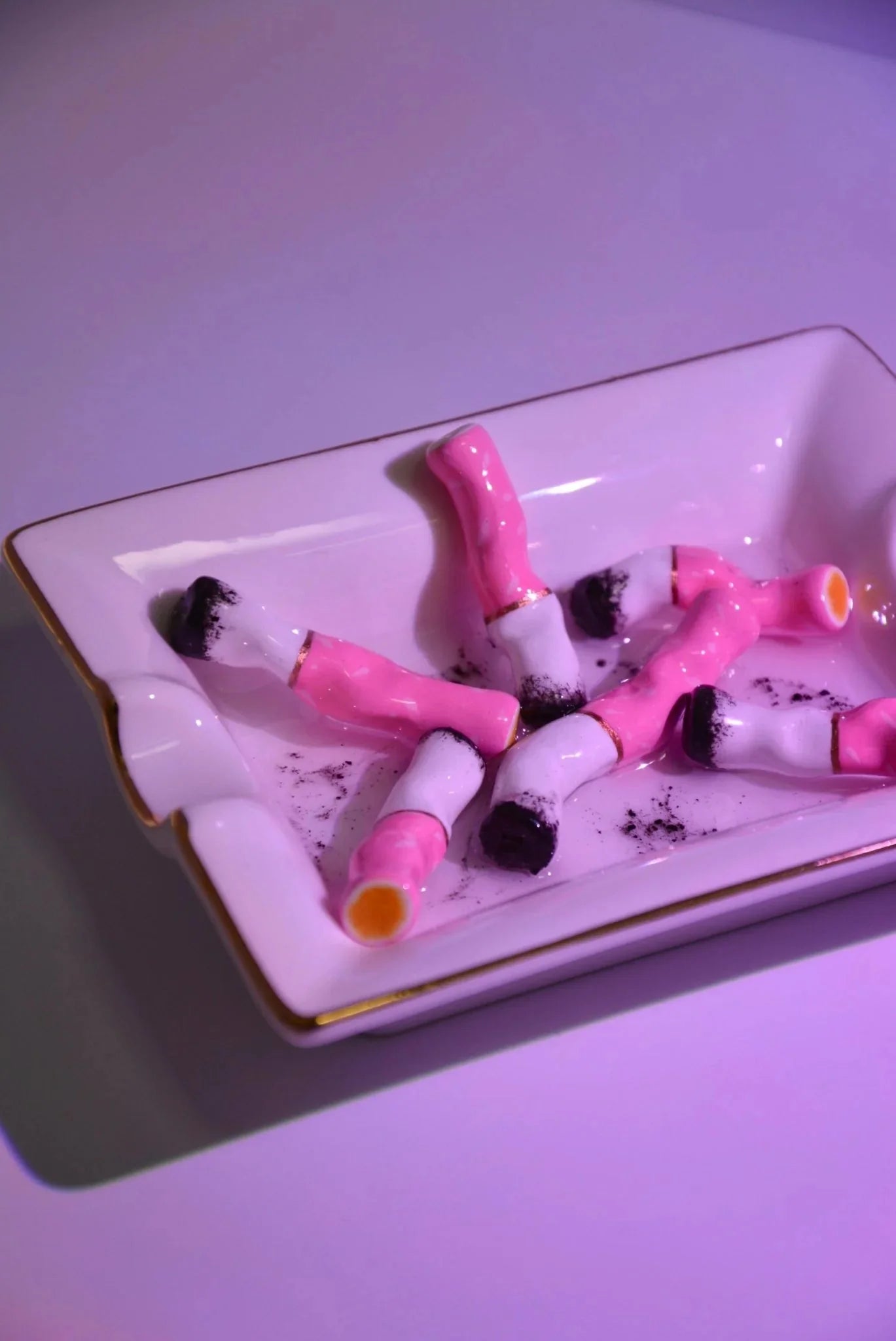PINK PUFFS ASHTRAY