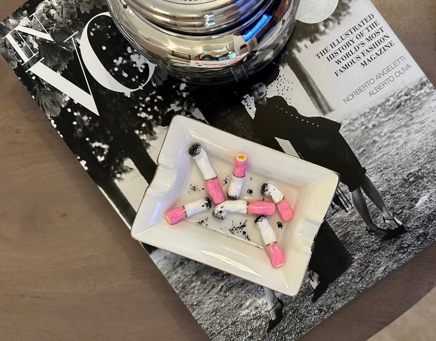 PINK PUFFS ASHTRAY
