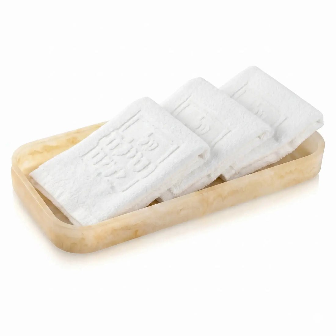 Resin Netilas Yadayim Towel Box with Towels