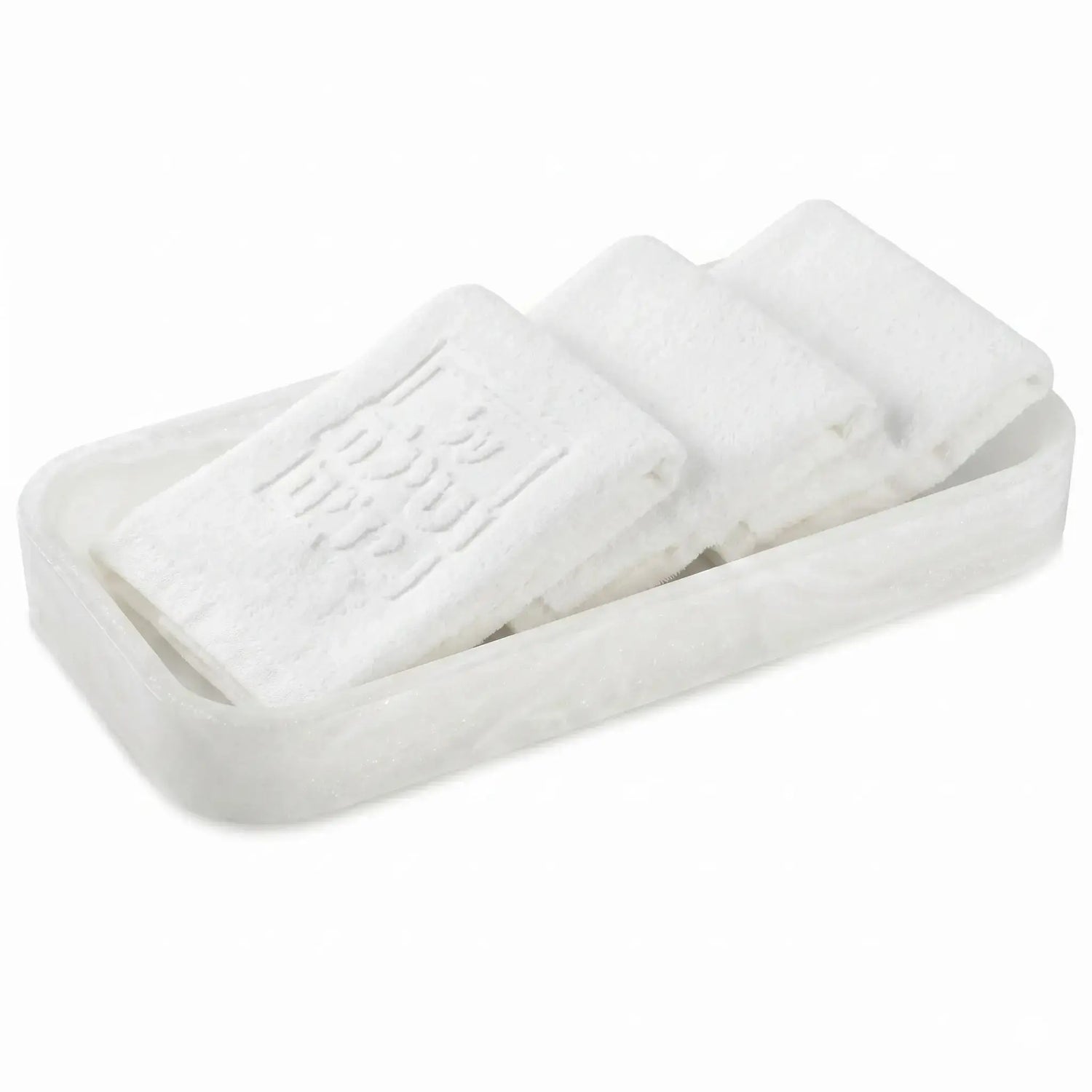 Resin Netilas Yadayim Towel Box with Towels