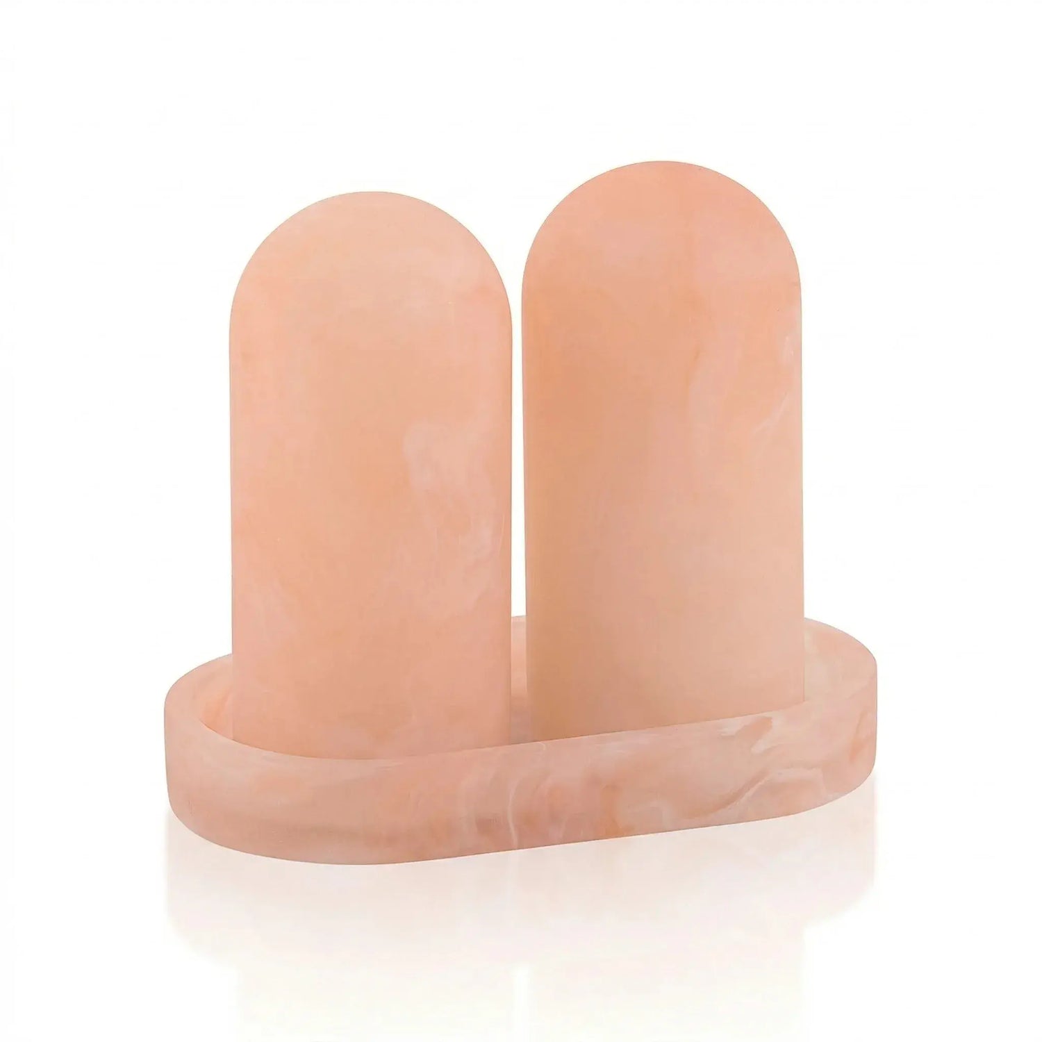 Resin Salt Shaker Set with Tray