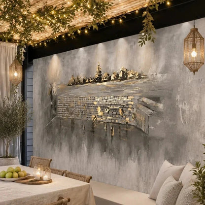 Kosel After Rain Vinyl Sukkah Decoration