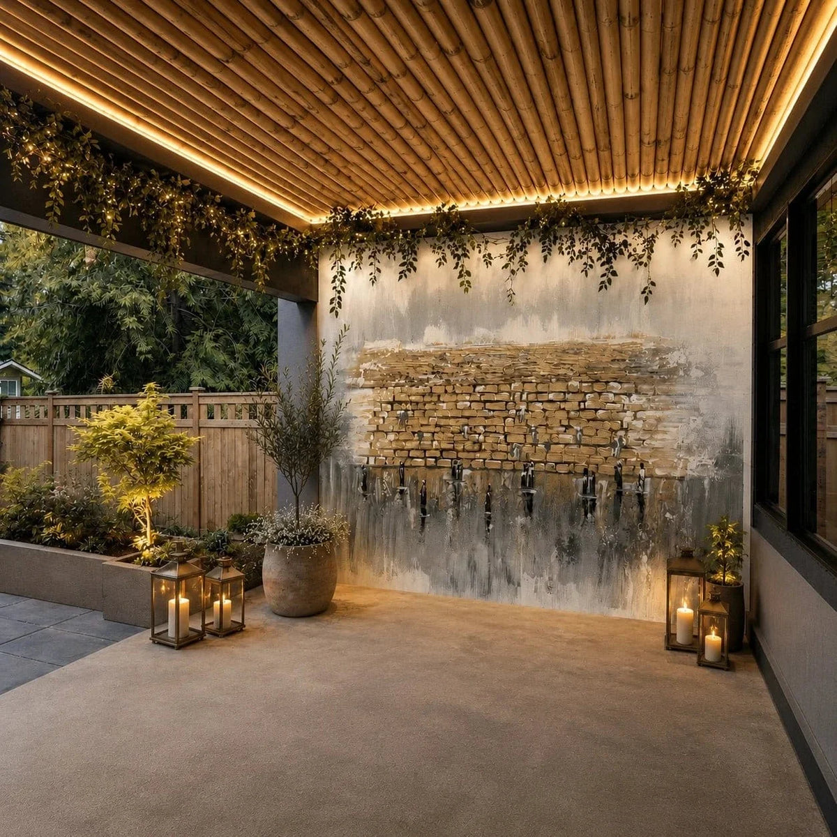 Kosel After Rain Vinyl Sukkah Decoration