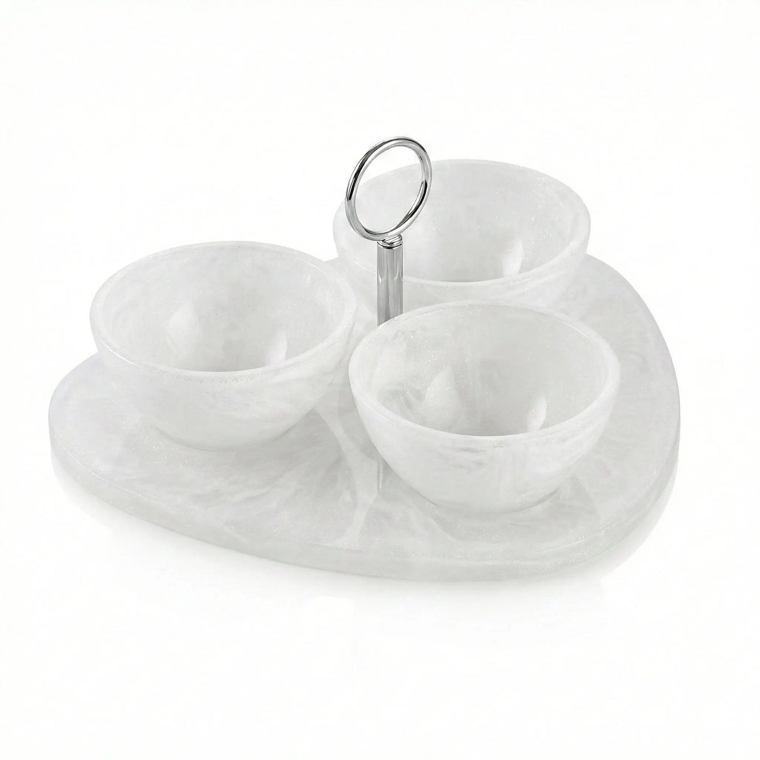 Resin Round Dip Bowl Set