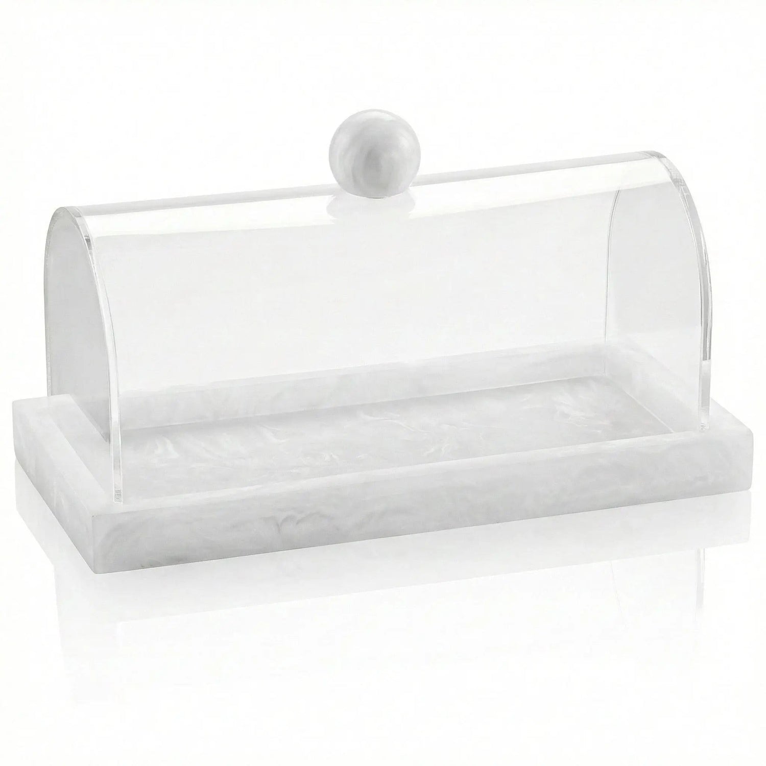 Small Rectangular Resin Cake Dome