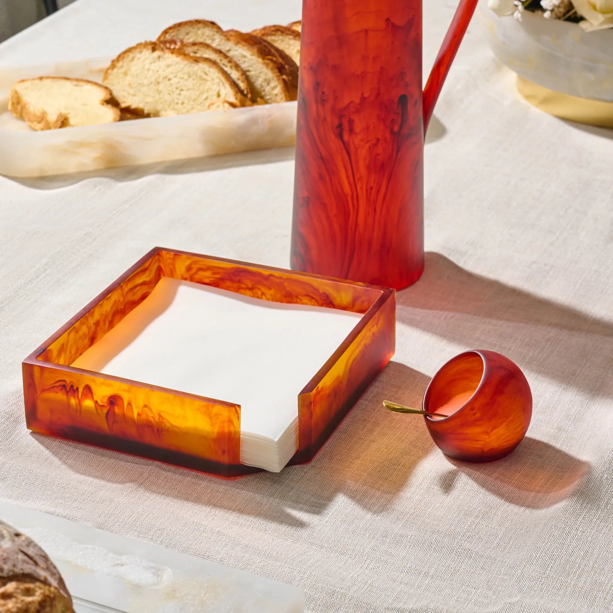 Square Resin Napkin Holder