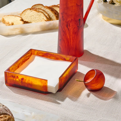 Square Resin Napkin Holder