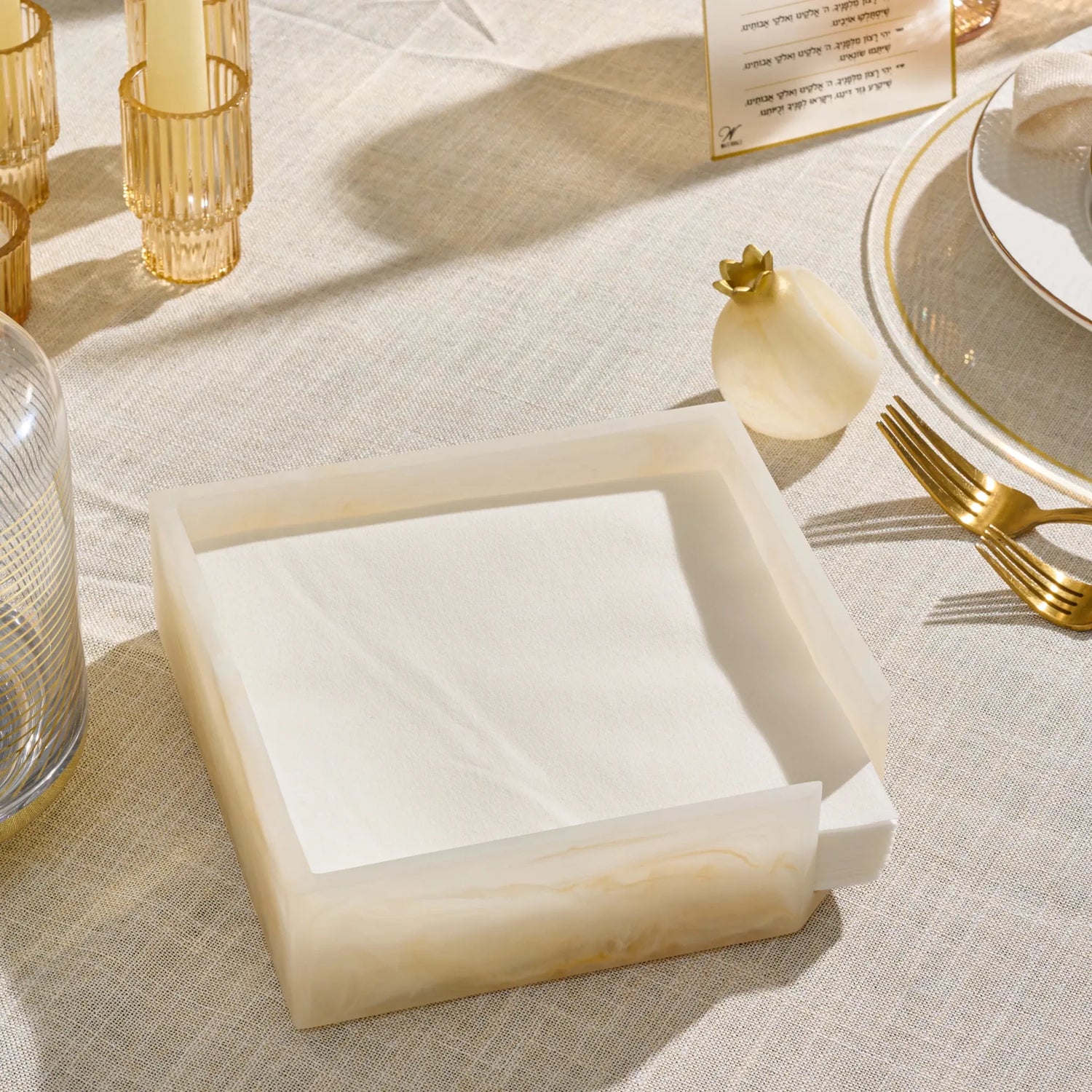 Square Resin Napkin Holder