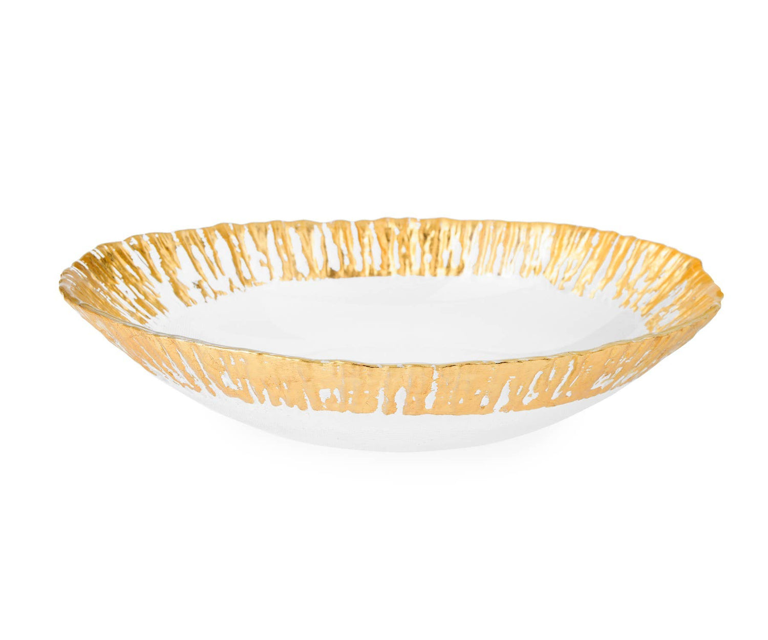 Oval Shaped Scalloped Bowl