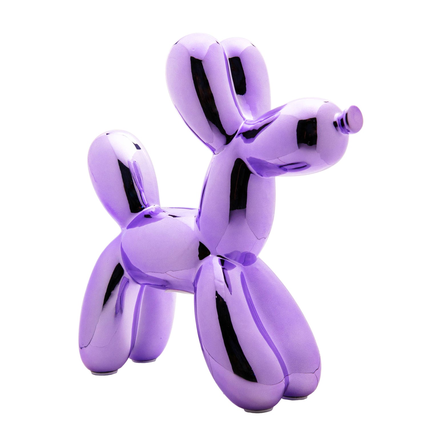 Lavender Balloon Dog Piggy Bank - 12&quot; tall