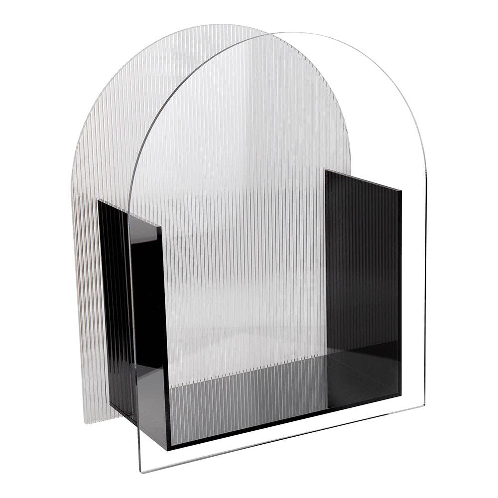 Lucite Magazine Rack