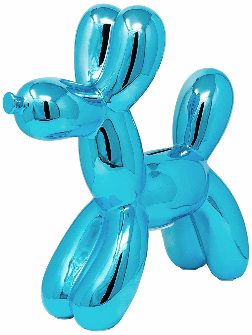 Blue Balloon Dog Piggy Bank - 12&quot; tall